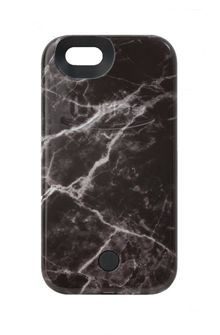 Lumee Illuminated Marble Black Case Present