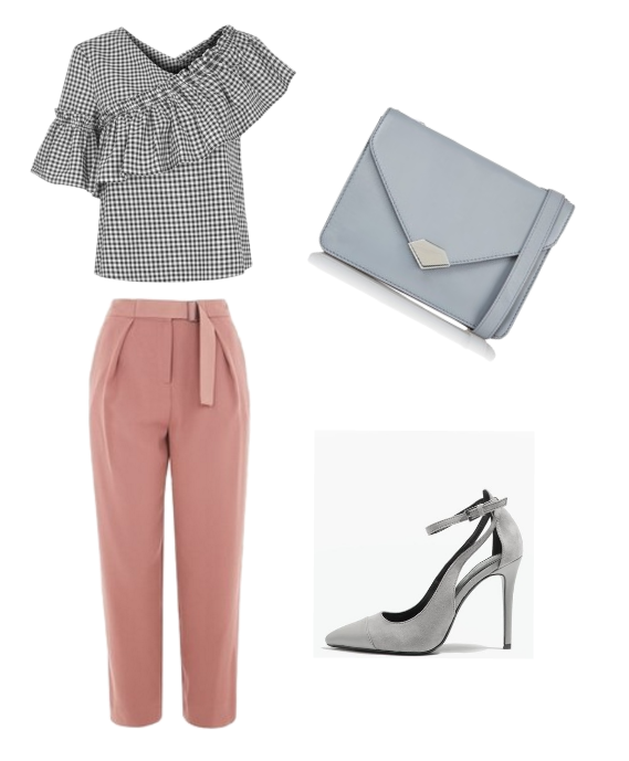 Topshop Work Pants and Topz