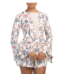Floral Printed Romper