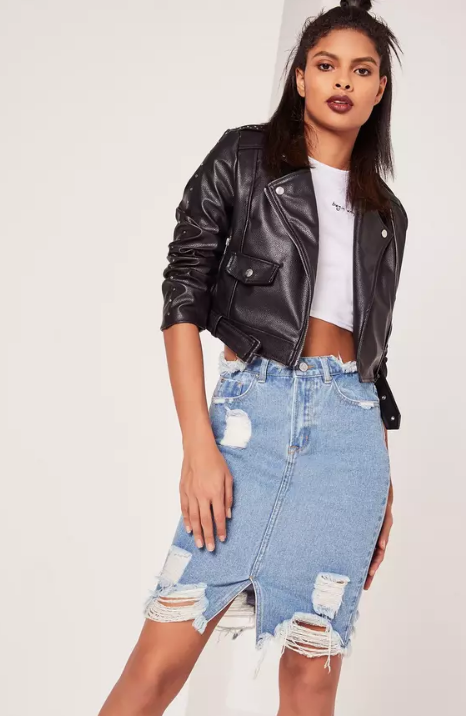Ripped Denim Mini Skirts for Less! | Style Uncovered