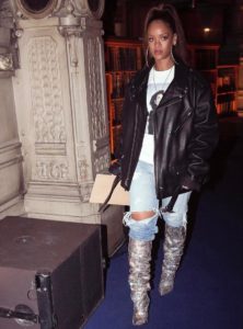 7 Affordable Slouch Boots To Love Like Rihanna's YSL Crystal Boots ...