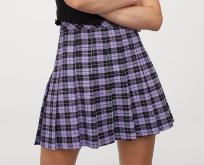 plaid tennis skirt outfit