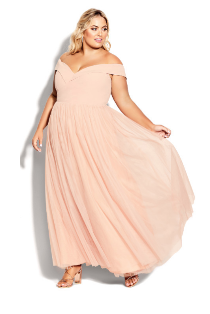 formal dress for chubby